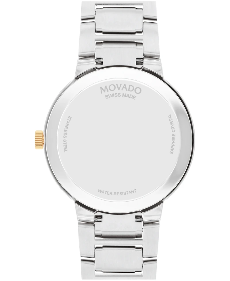 Movado Men's Portfolio Swiss Quartz Stainless Steel Yellow Pvd Watch 40MM
