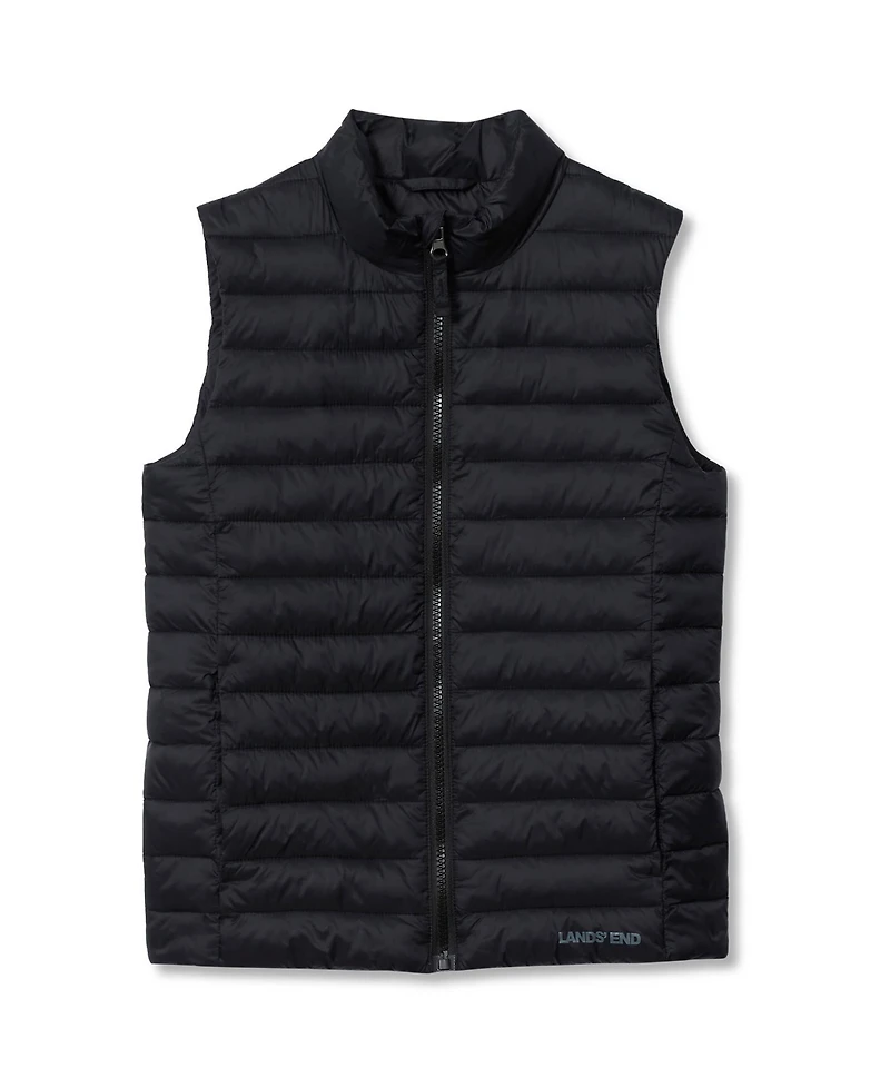 Lands' End Girls FeatherFree Insulated Packable Vest