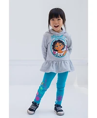 Encanto Girls Mirabel Pullover Fleece Hoodie and Leggings Outfit Set