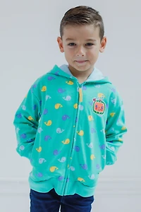 CoComelon Fleece Zip Up Hoodie Toddler| Child Boys