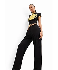 Desigual Women's Flowy cargo trousers