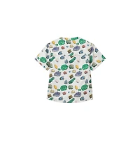 Vild House of Little Baby Vild Lab No.12 - Earth Rocks!, Organic Cotton Band Collar Woven Shirt