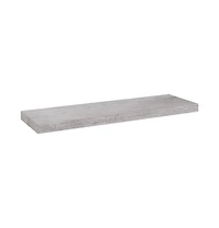 vidaXL Floating Wall Shelf Concrete Gray 31.5"x9.3"x1.5" Mdf