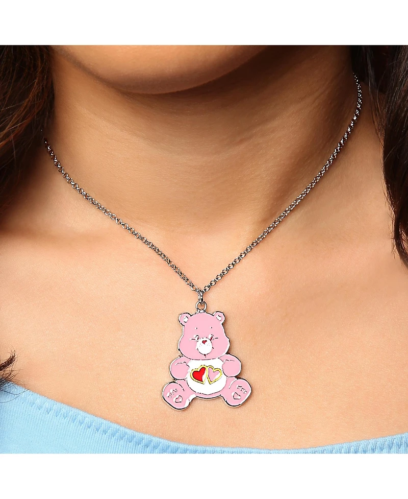 Care Bears Grumpy Bear & Love A Lot Bear Bff Necklace Set