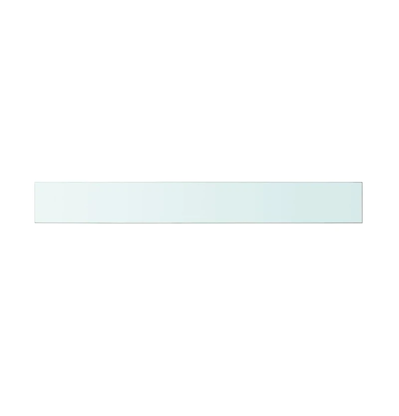 vidaXL Shelf Panel Glass Clear 39.4"x4.7"
