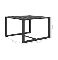 Coffee Table Aluminum Anthracite