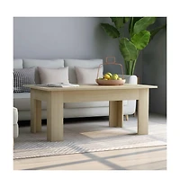 Coffee Table Sonoma Oak 39.4"x23.6"x16.5" Engineered Wood