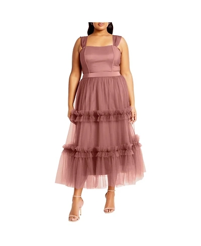 City Chic Plus Charming Midi Dress