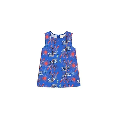 Vild House of Little Lab No.8 - Rare Living Lobsters, Organic Cotton Woven Dress