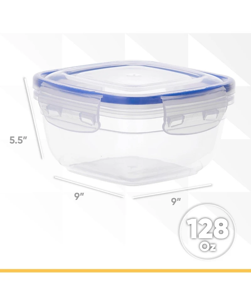 Superio Airtight Food Storage Container with Leakproof Lid, Oz