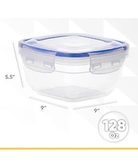 Superio Airtight Food Storage Container with Leakproof Lid, Oz