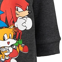 Sega Toddler Boys Sonic the Hedgehog Fleece Half Zip Hoodie to