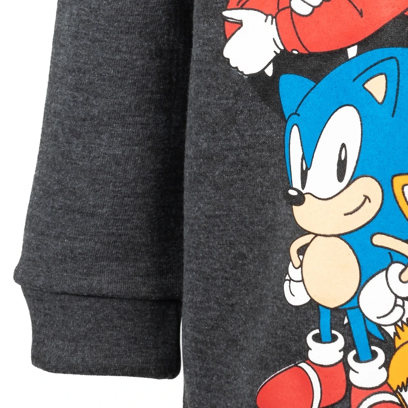 Sega Toddler Boys Sonic the Hedgehog Fleece Half Zip Hoodie to