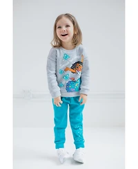 Encanto Girls Mirabel Fleece Pullover Sweatshirt and Pants Set