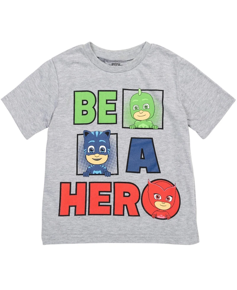 Pj Masks Toddler Boys T-Shirt and Mesh Shorts Outfit Set
