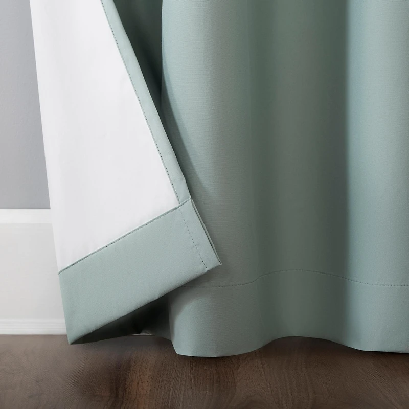 Cyrus Thermal 100% Blackout Back Tab Curtain Panel