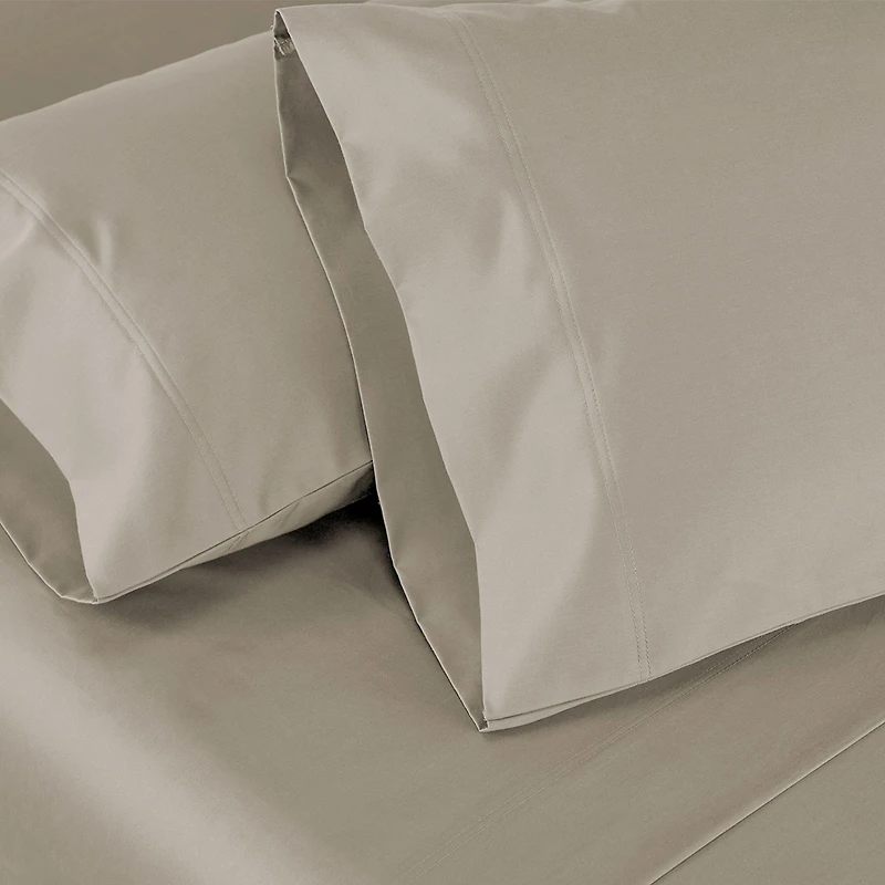 Luxury 800 Thread Count 2 King Pillowcases, 100% Cotton Sateen, Soft, Smooth & Thick, Fits King Size Pillows by California Design Den