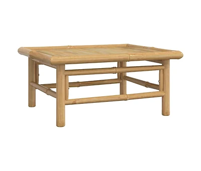 vidaXL Patio Table 25.6"x21.7"x11.8" Bamboo