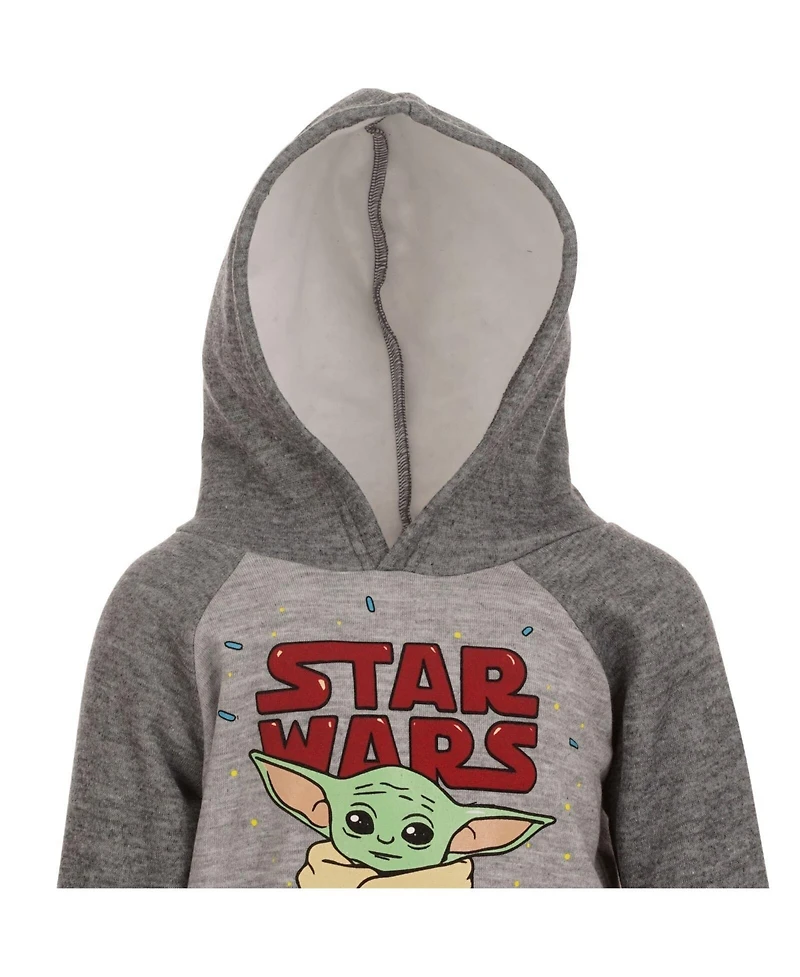Starwars Toddler Boys Star Wars The Mandalorian Fleece Pullover Hoodie and Pants Outfit Set to (12 Months - 18-20)