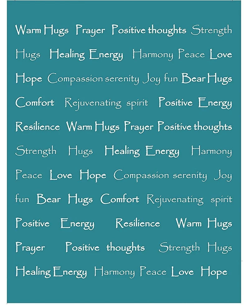 Chanasya Premium Sympathy Warm Hugs Gift Throw Blanket - for Positive Energy Love Support Comfort - Breast Cancer Chemo Get Well Purple Gift Blanket