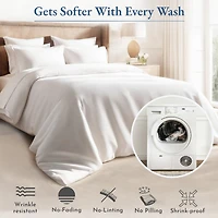 Luxury 800 Thread Count 2 King Pillowcases, 100% Cotton Sateen, Soft, Smooth & Thick, Fits Pillows by California Design Den