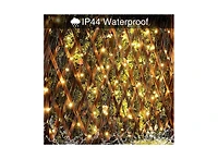Cowin Christmas String Lights 82Ft 200 Led Lights 8 Modes Warm White