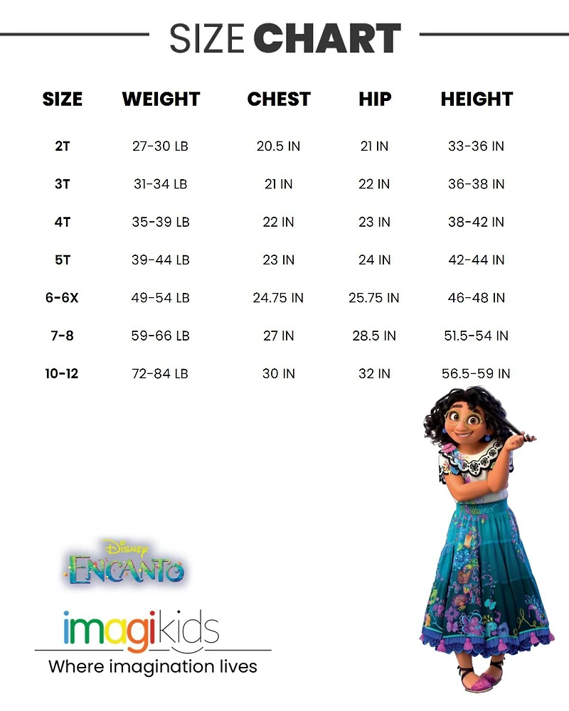 Encanto Toddler Girls Disney Mirabel Fleece Pullover Sweatshirt and Pants Set
