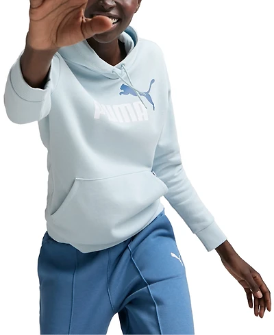Puma Women's Essential+ Logo Fleece Hoodie