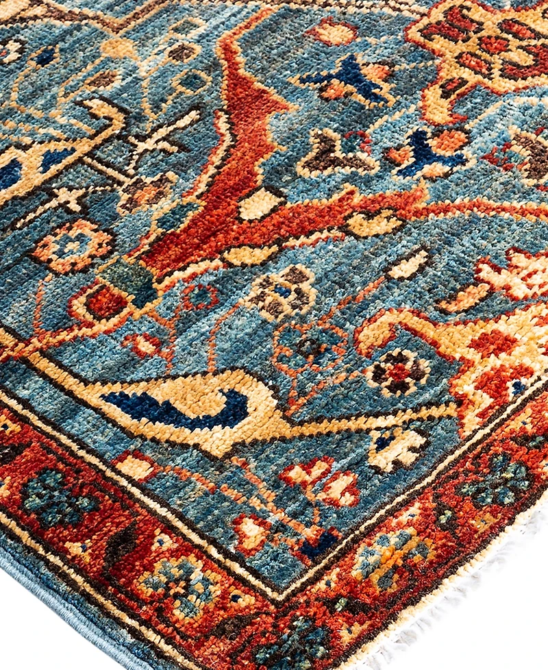 Adorn Hand Woven Rugs Serapi M1993 2'8"x9'9" Runner Area Rug
