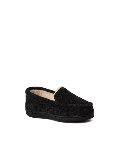 Dearfoams Girls Amari Moccasin House Shoe Slipper