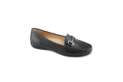 Marc Joseph New York Womens Carter Road Slip On Comfort Buckle Loafer