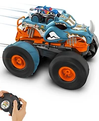 Monster Trucks Hw Changing Rhinomite Rc in 1:12 Scale with 1:64 Scale Toy Truck