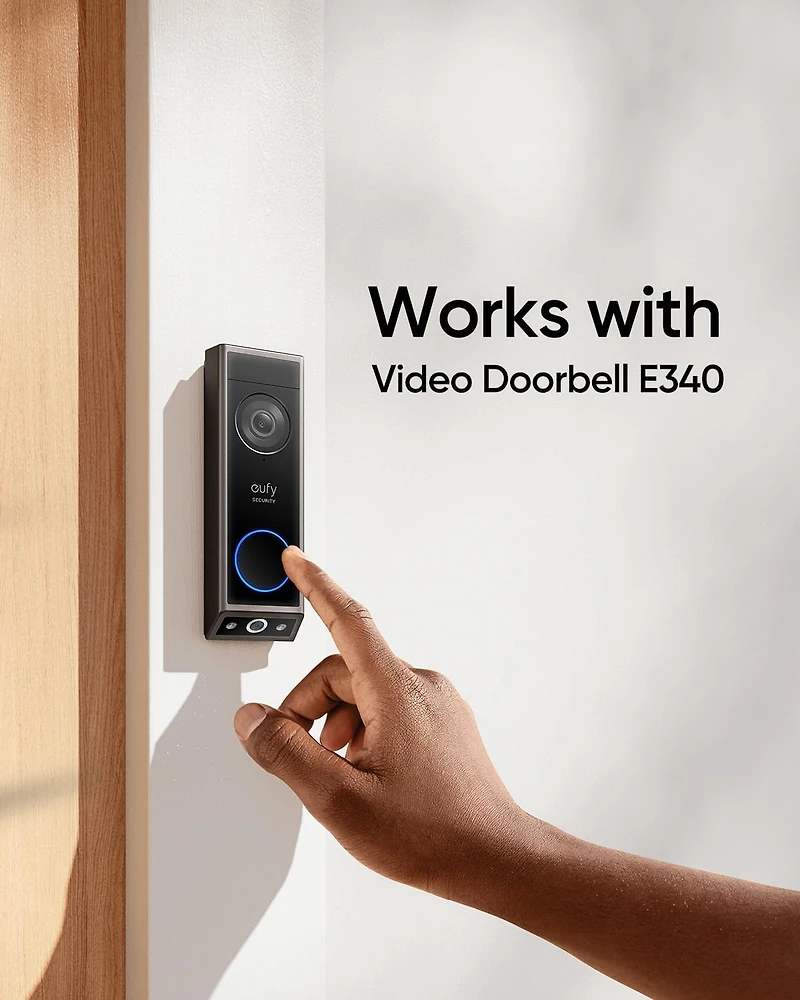 eufy Security Add-On Chime Plug-In for eufy Video Doorbell E340