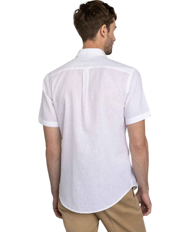Vustra Men's Linen Short Sleeve Shirt