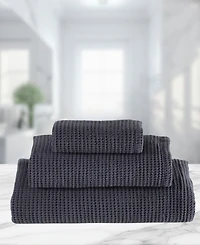 Talesma Embiez Turkish Cotton Waffle 3-Pc. Bath Towel Set