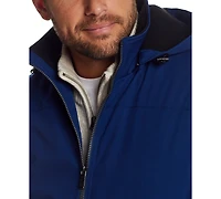 Weatherproof Men's Flex Tech Hooded Shirt Jacket