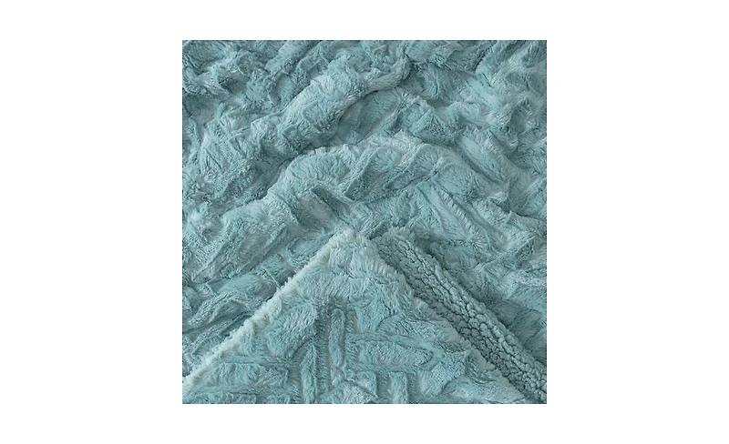 Chanasya Premium Soft Cloud Faux Fur Throw Blanket - Plush, Soft Sherpa & Minky Blanket - 50" x 65” - Orange