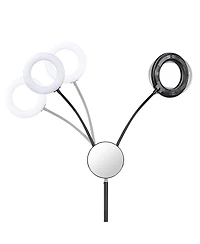 2 Pack 7" Dual Led Ring Light Dimmable Stand Phone Holder Makeup Selfie Vlog