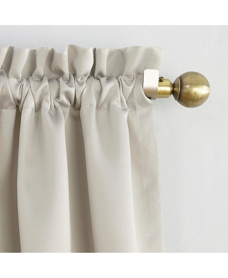 Preston Energy Saving Blackout Rod Pocket Curtain Panel