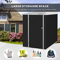 4x6 Metal Outdoor Storage Shed