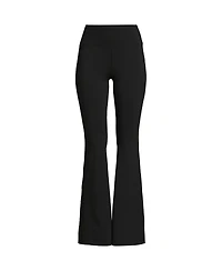 Lands' End Plus Active Hi Impact High Rise Slim Flare Pants