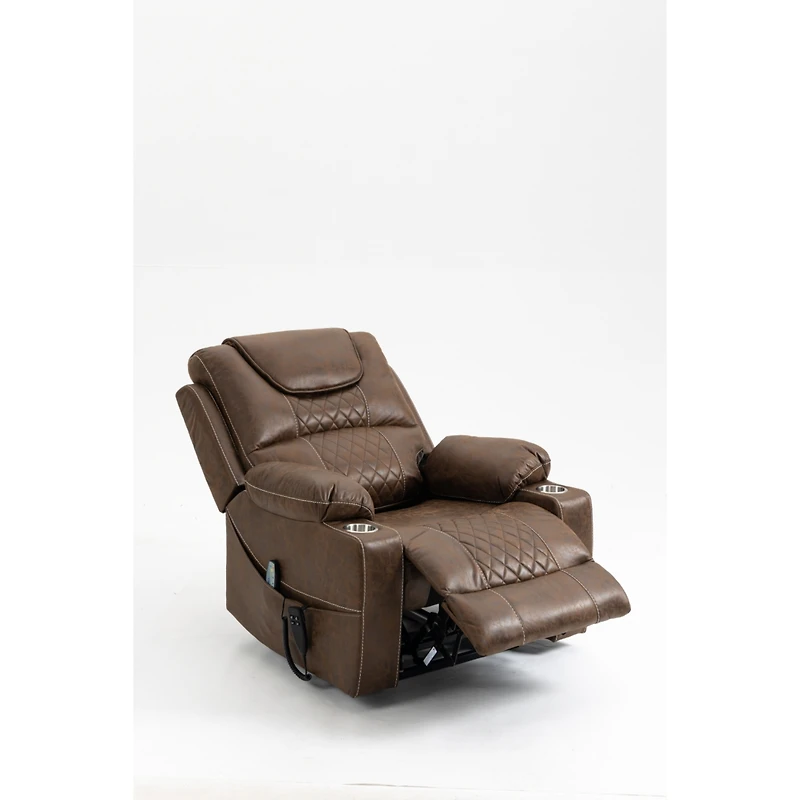 Electric Reclining Lift Chair for Seniors (180 Flat)