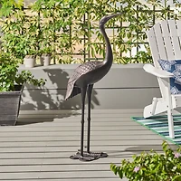 Streamdale Bird Animals Rust Resistant Metal Garden Statue