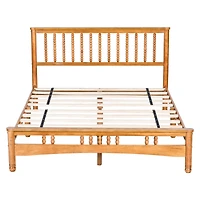 Streamdale Queen Platform Bed Frame Headboard, No Box Spring Required