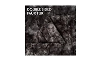 Chanasya Premium Double Sided Oversized Faux Fur Wolf Soft Throw Blanket