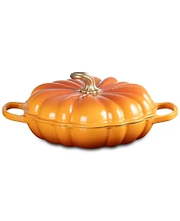 Le Creuset Enameled Cast Iron Signature Pumpkin Braiser, 2.75 qt.