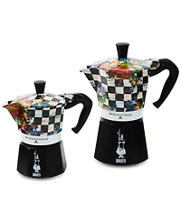 MacKenzie-Childs Courtly Flower Market 3-Cup Bialetti Moka Coffee Pot