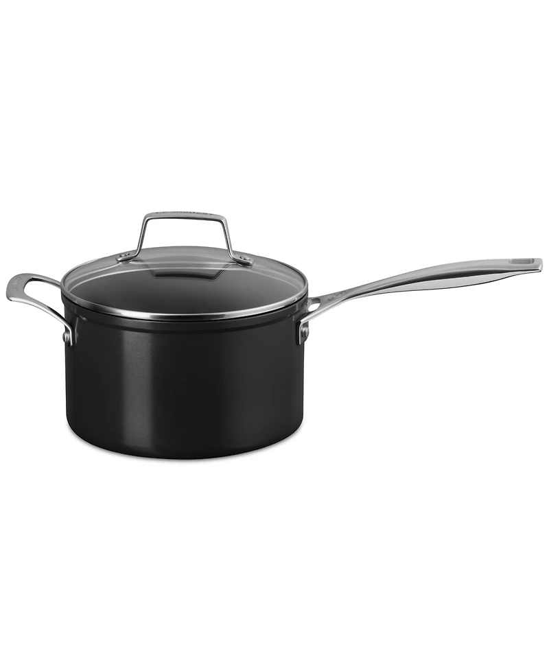 Le Creuset Essential Non-Stick Ceramic Saucepan with Glass Lid, 4-Quarts