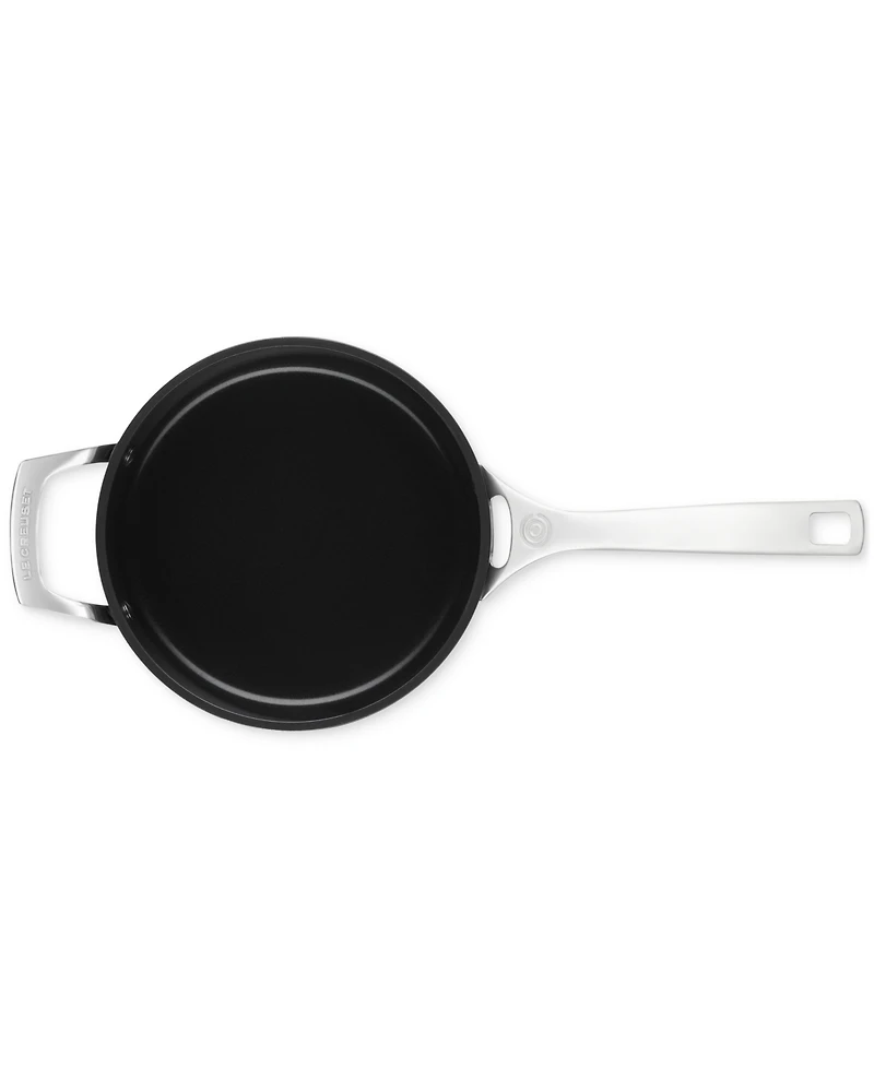 Le Creuset Essential Non-Stick Ceramic Saucepan with Glass Lid, 4-Quarts