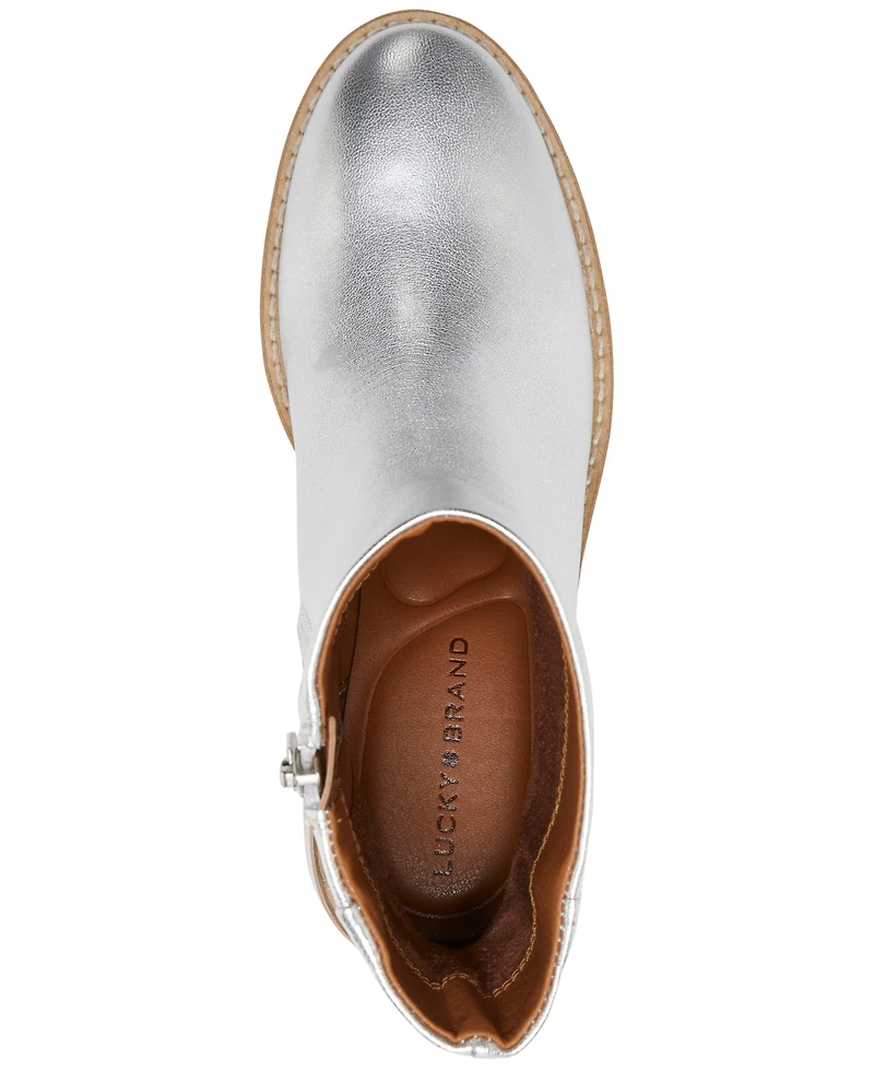 Lucky Brand Women's Caddier Block-Heel Dress Booties